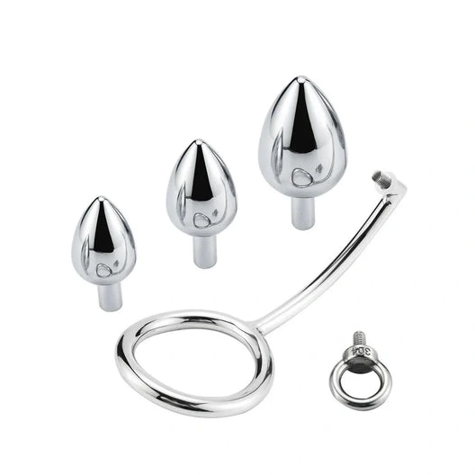 Anal DiscreetChoice Cock Set Ring Stainless Steel Hook 4663 with 1207